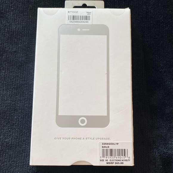 NIB Michael Kors Gold gem iPhone X Snap on case - Picture 3 of 5